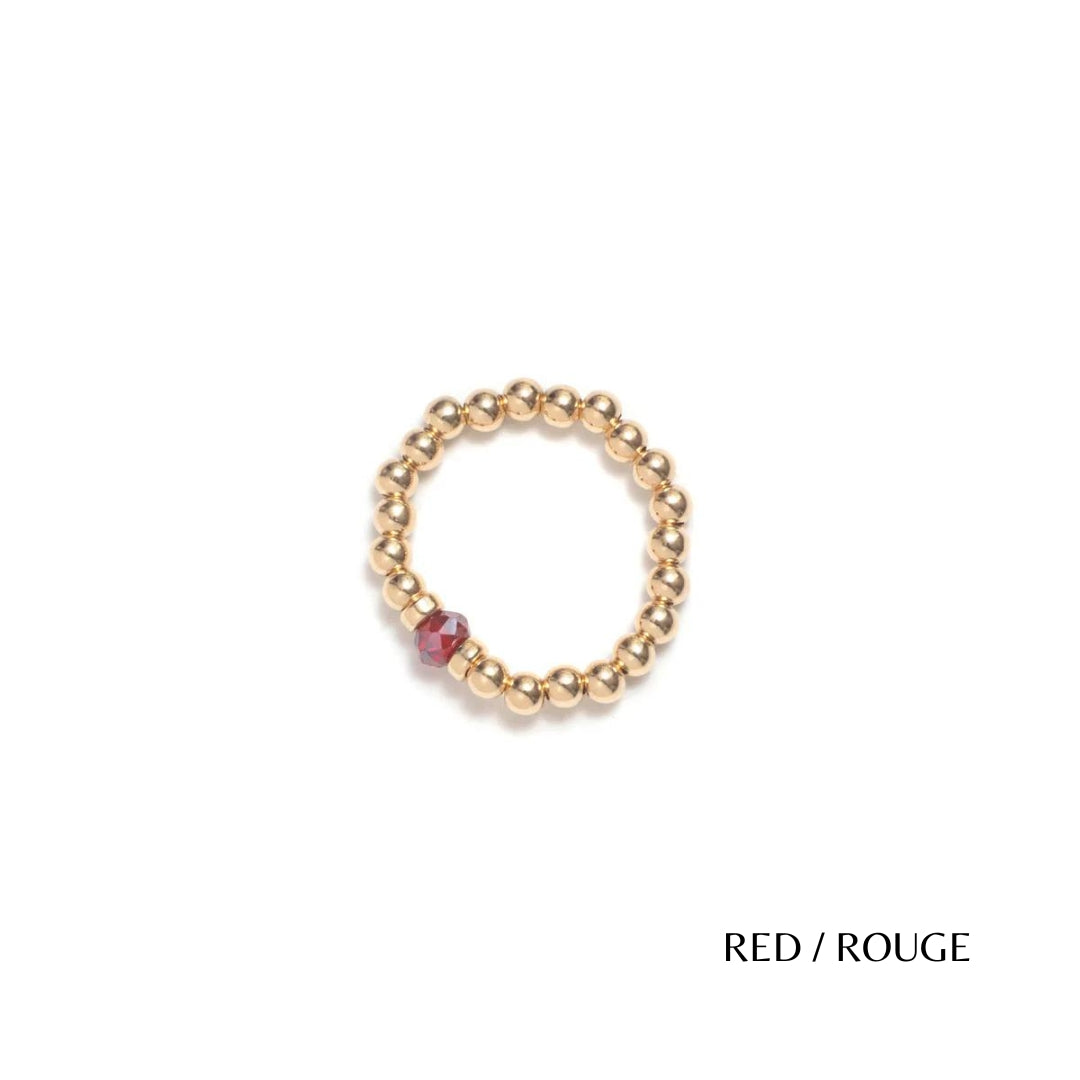 Classic Crystal Elastic Ring