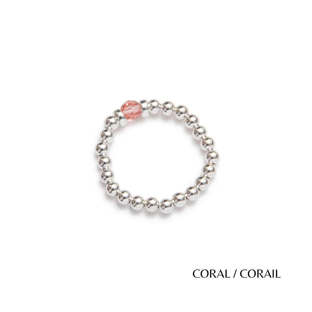 Classic Crystal Elastic Ring