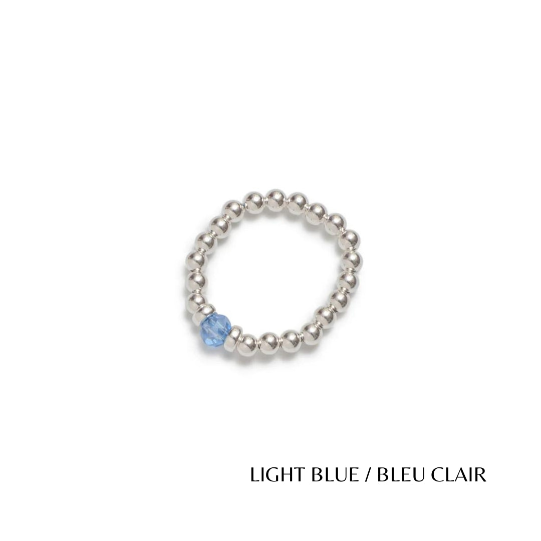 Classic Crystal Elastic Ring