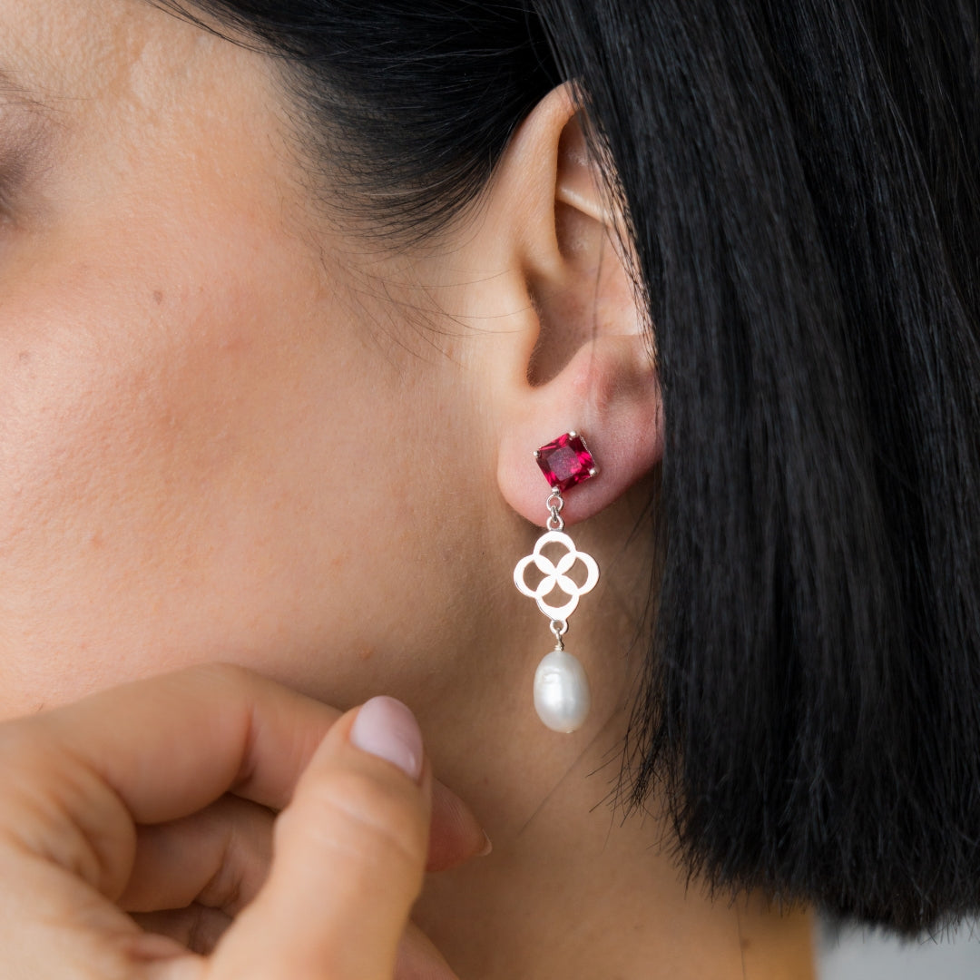 BO1604 Silver Earrings - Haute Joy Collection