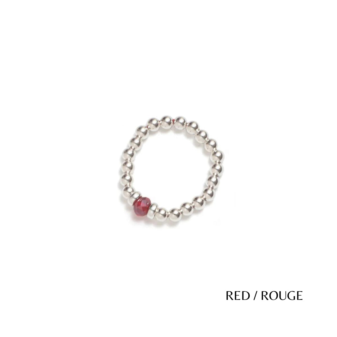 Classic Crystal Elastic Ring