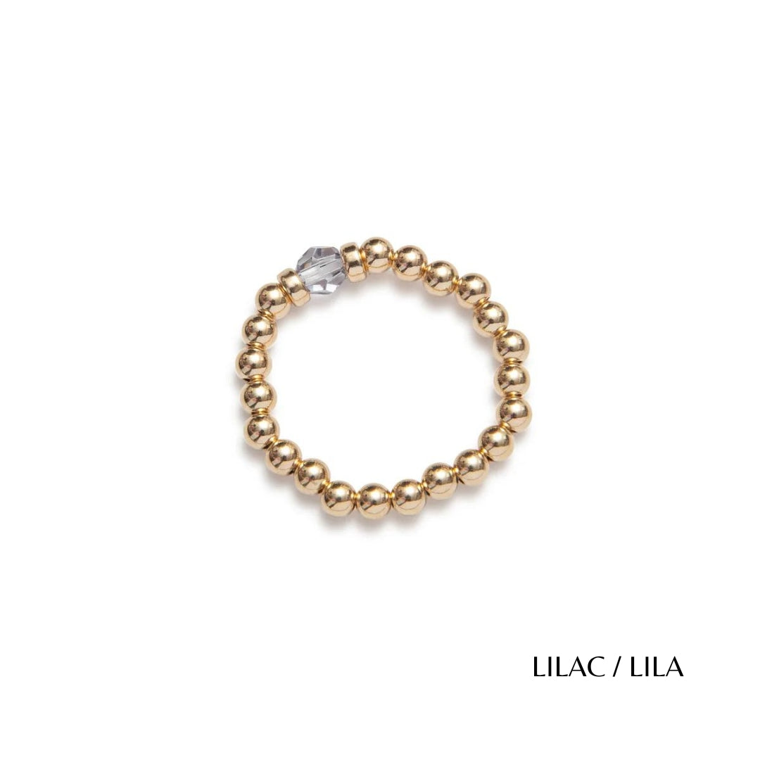 Classic Crystal Elastic Ring