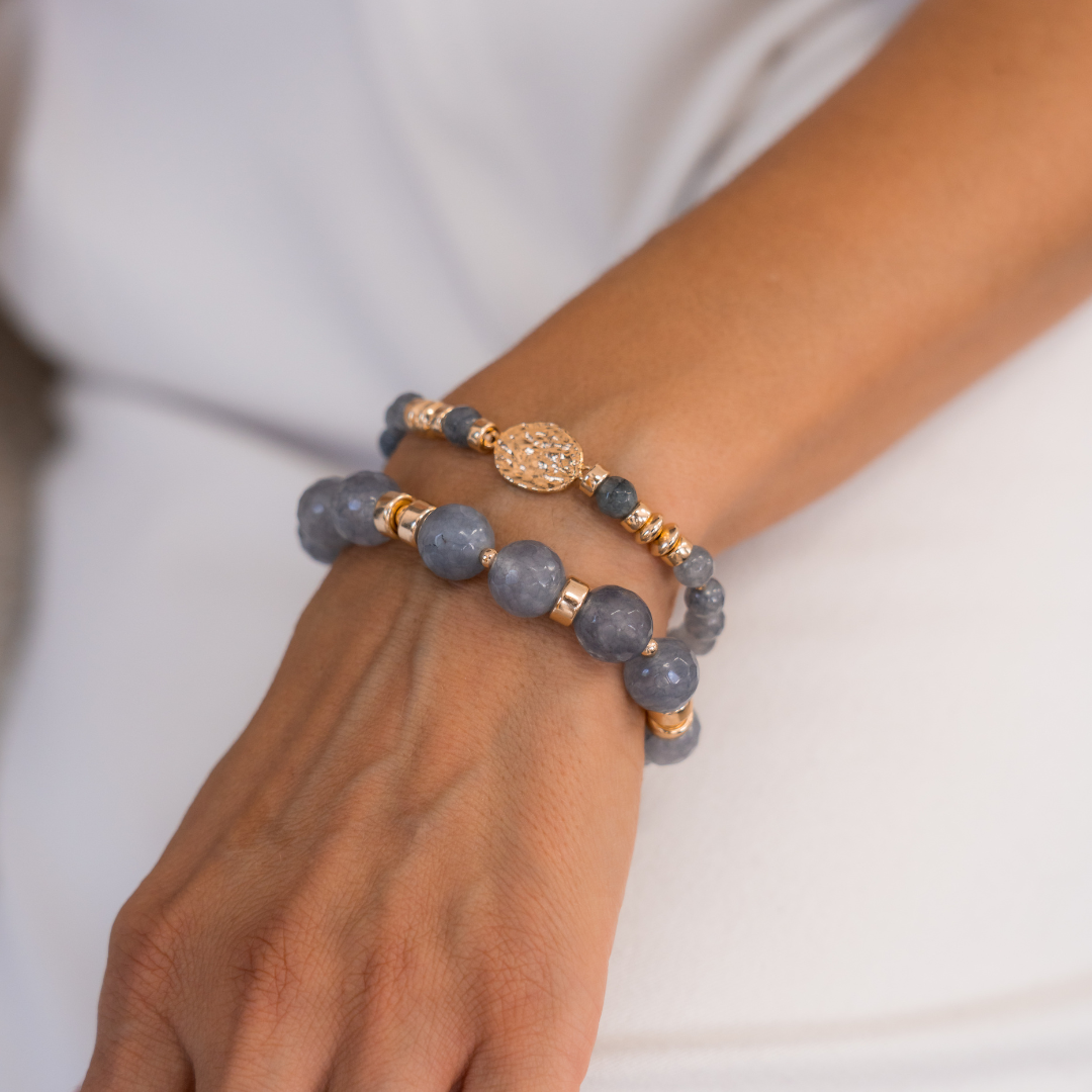 Bracelet Be Fearless - Happy In Grey