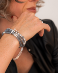 Be Fabulous Bracelet - Happy In Grey