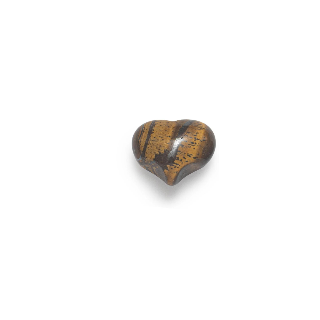 Small Heart in Tiger Eye stone
