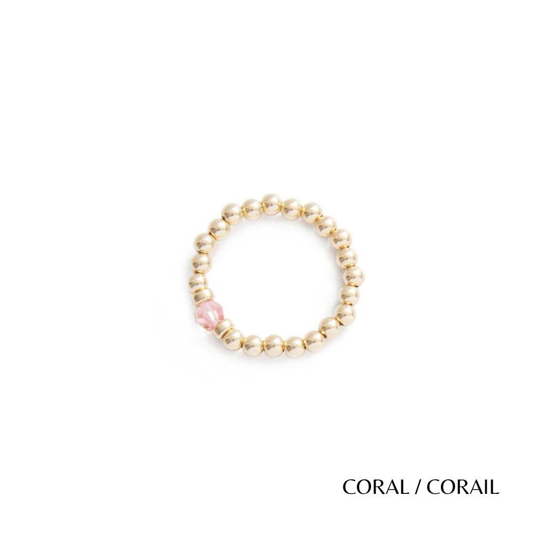 Classic Crystal Elastic Ring