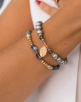 Be Chic Bracelet - Happy In Grey