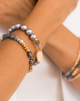 Be Chic Bracelet - Happy In Grey