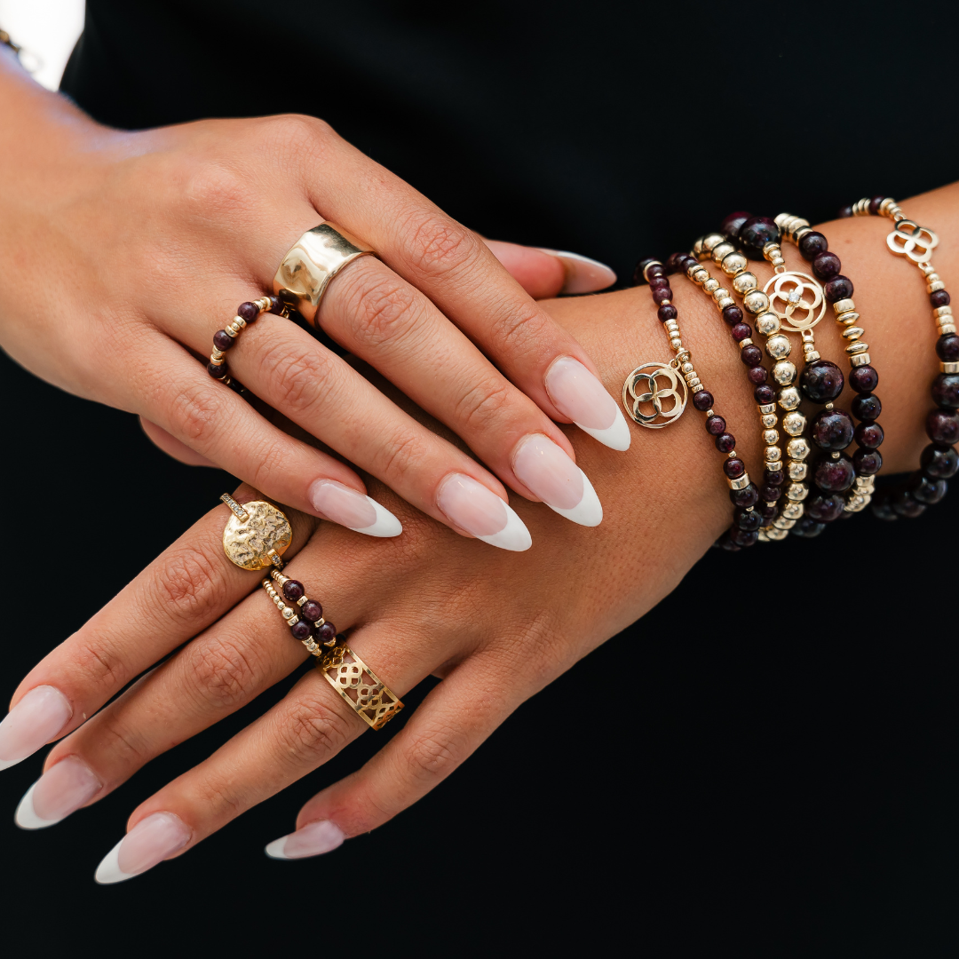 Be Abundant Ring - Red Velvet