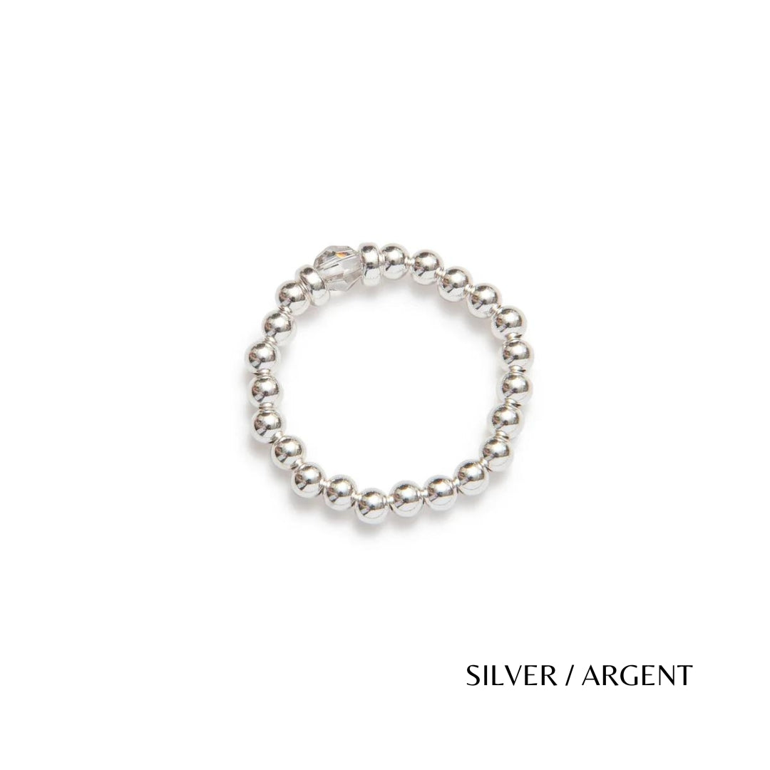 Classic Crystal Elastic Ring