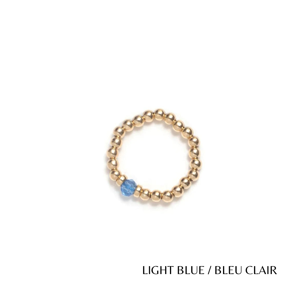 Classic Crystal Elastic Ring