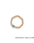 Classic Crystal Elastic Ring