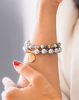 Be Alluring Bracelet - Happy in Grey