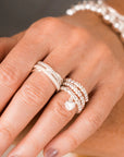 Classic Freshwater Pearl Elastic Ring