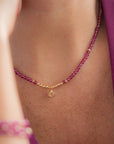Be Vibrant Gold Necklace - Vibrant Diwali