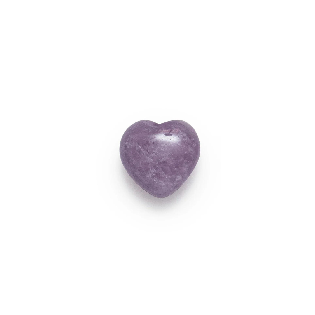 Small Heart in Purple Lepidolite stone