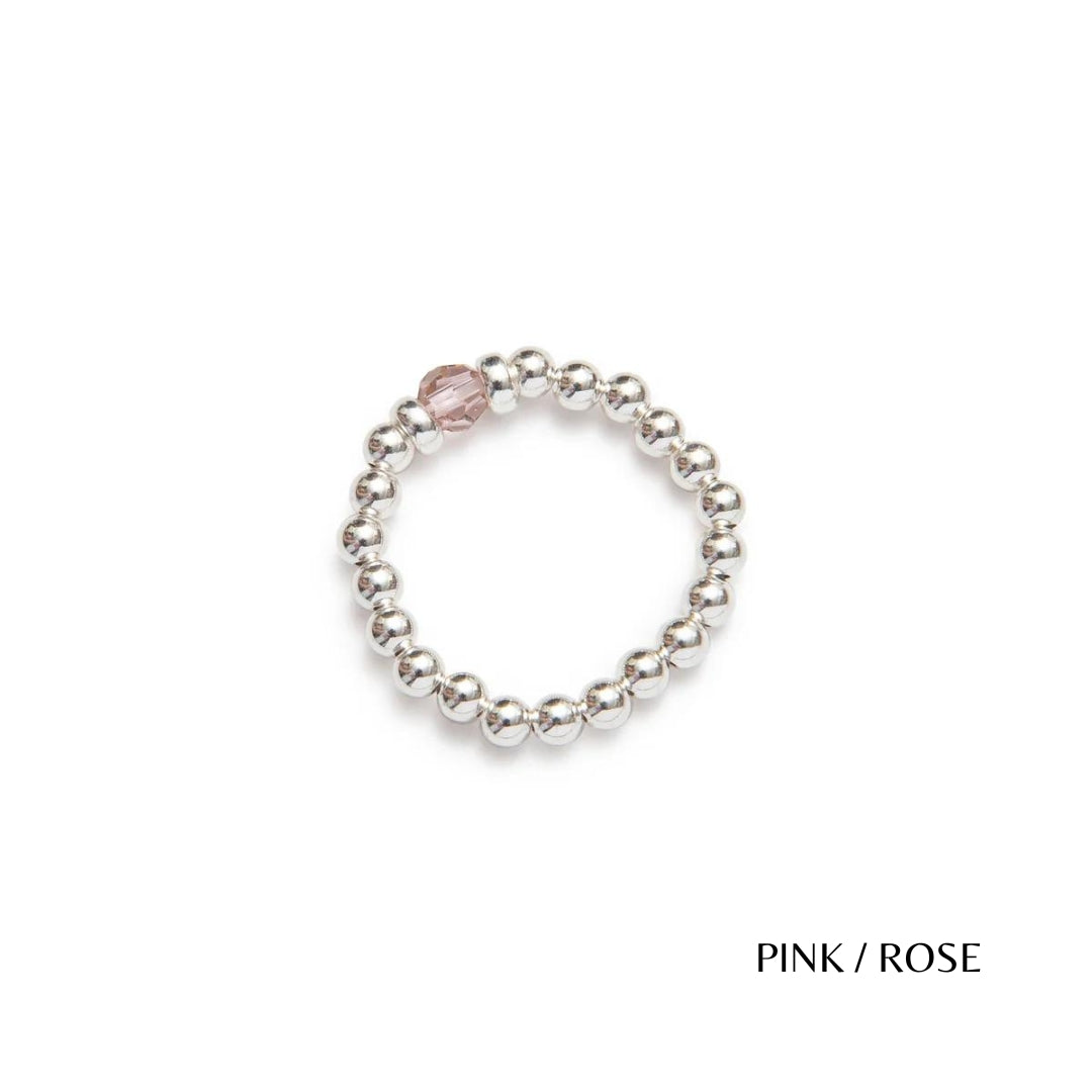 Classic Crystal Elastic Ring