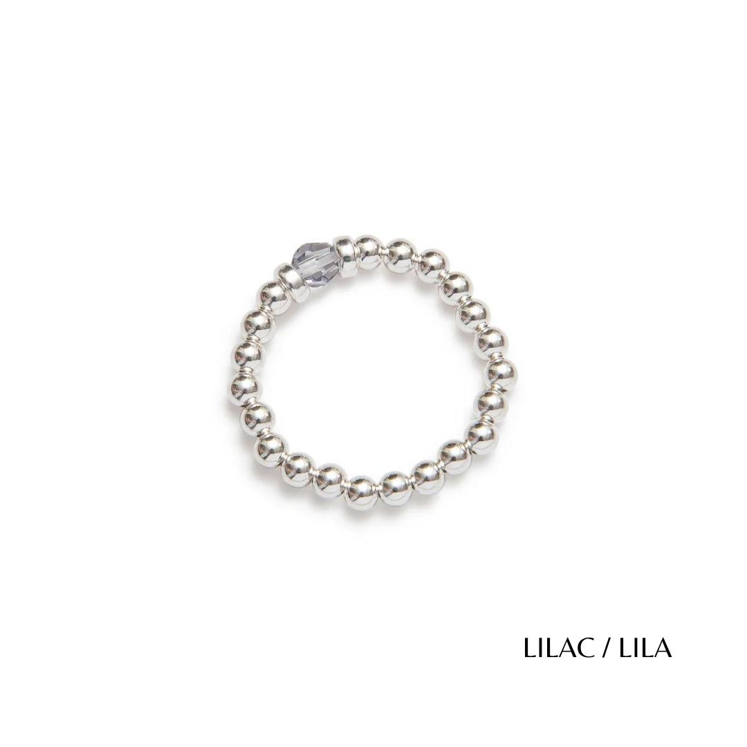Classic Crystal Elastic Ring