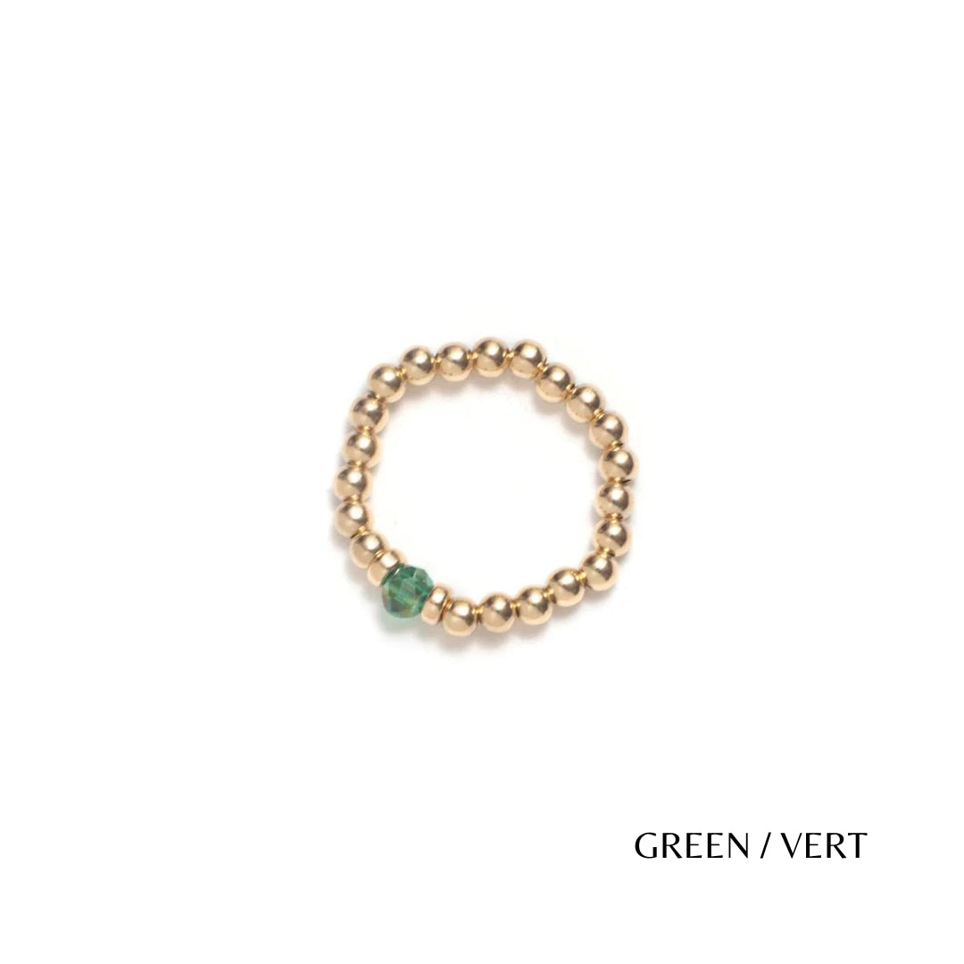 Classic Crystal Elastic Ring