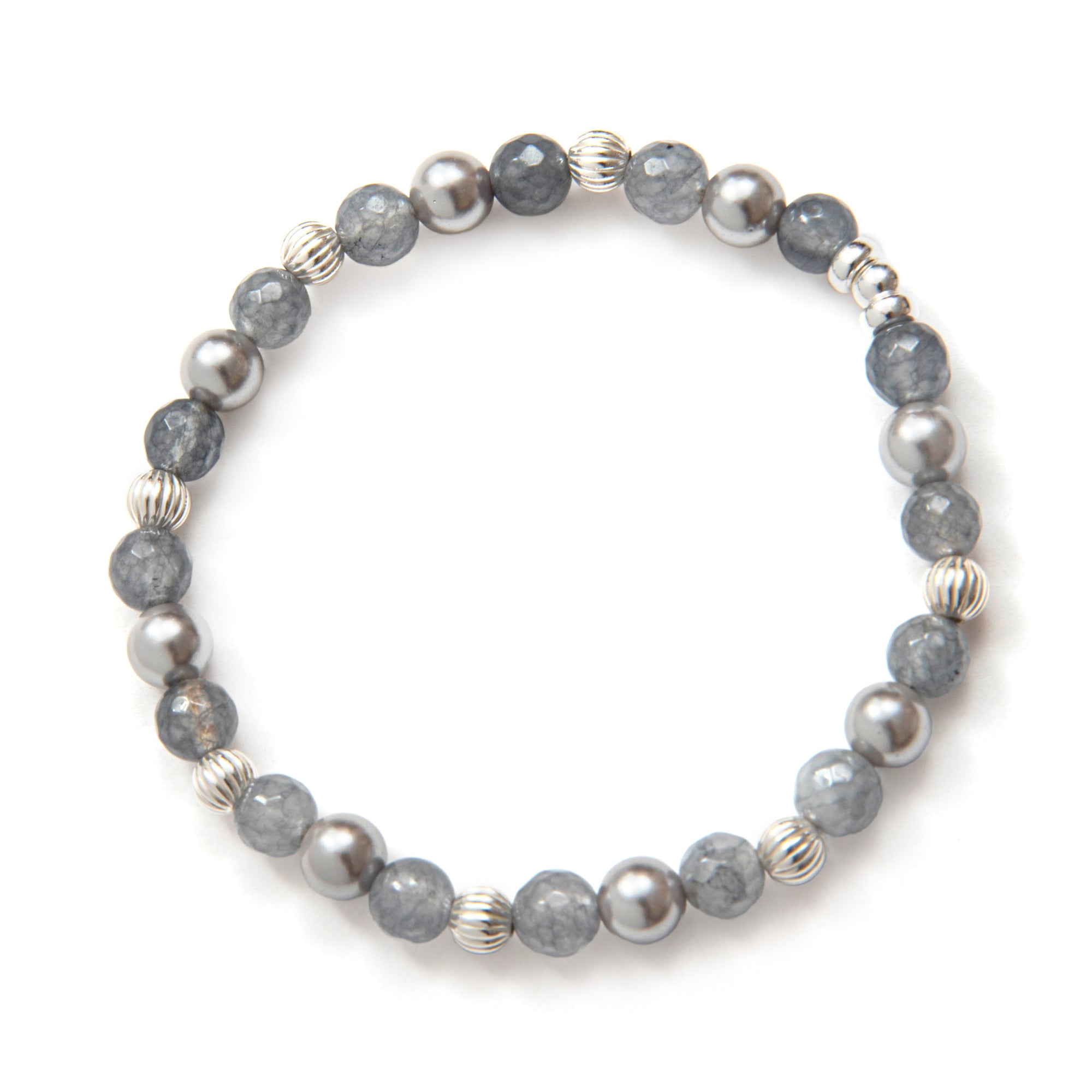 Be Alluring Bracelet - Happy in Grey