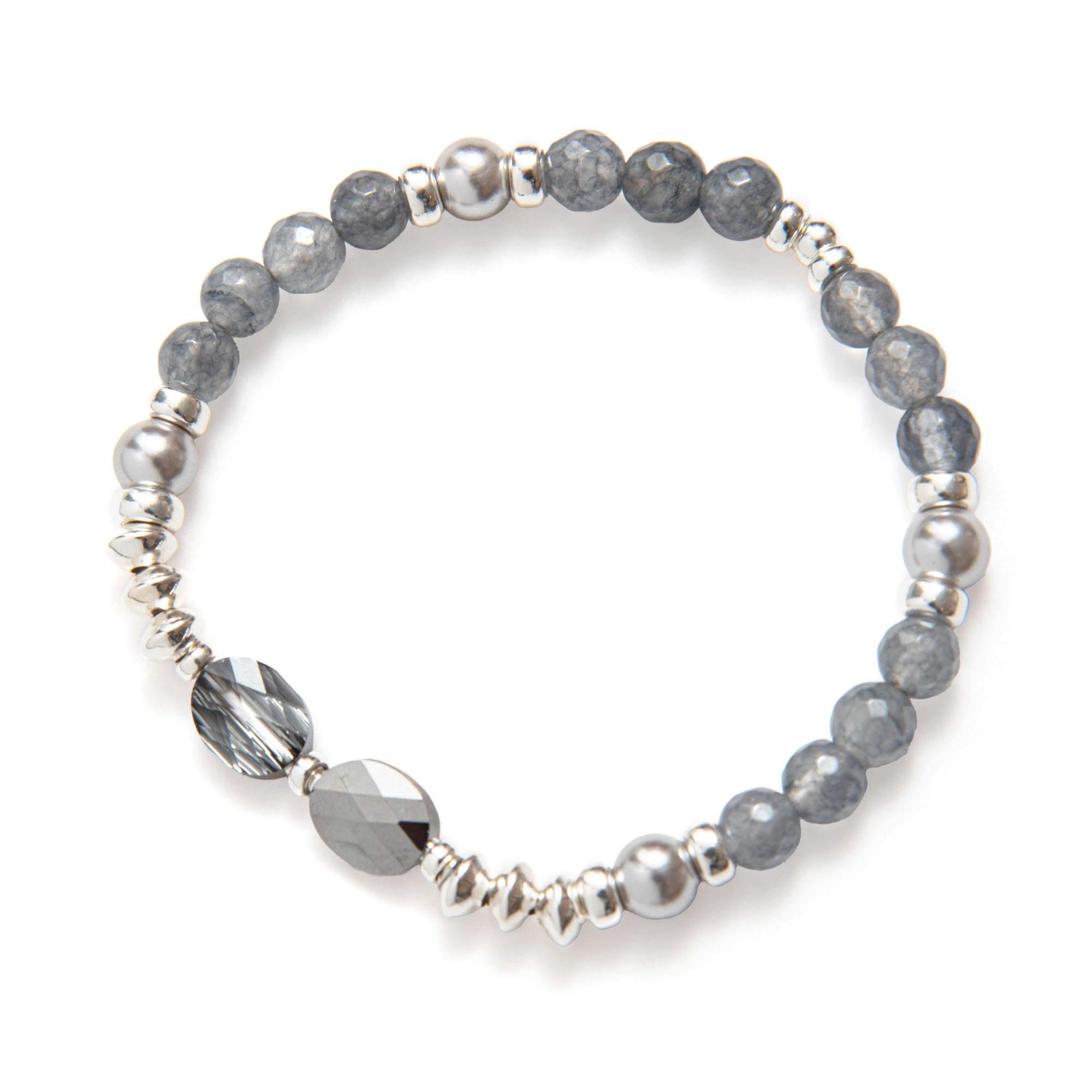 Be Chic Bracelet - Happy In Grey