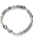 Be Chic Bracelet - Happy In Grey
