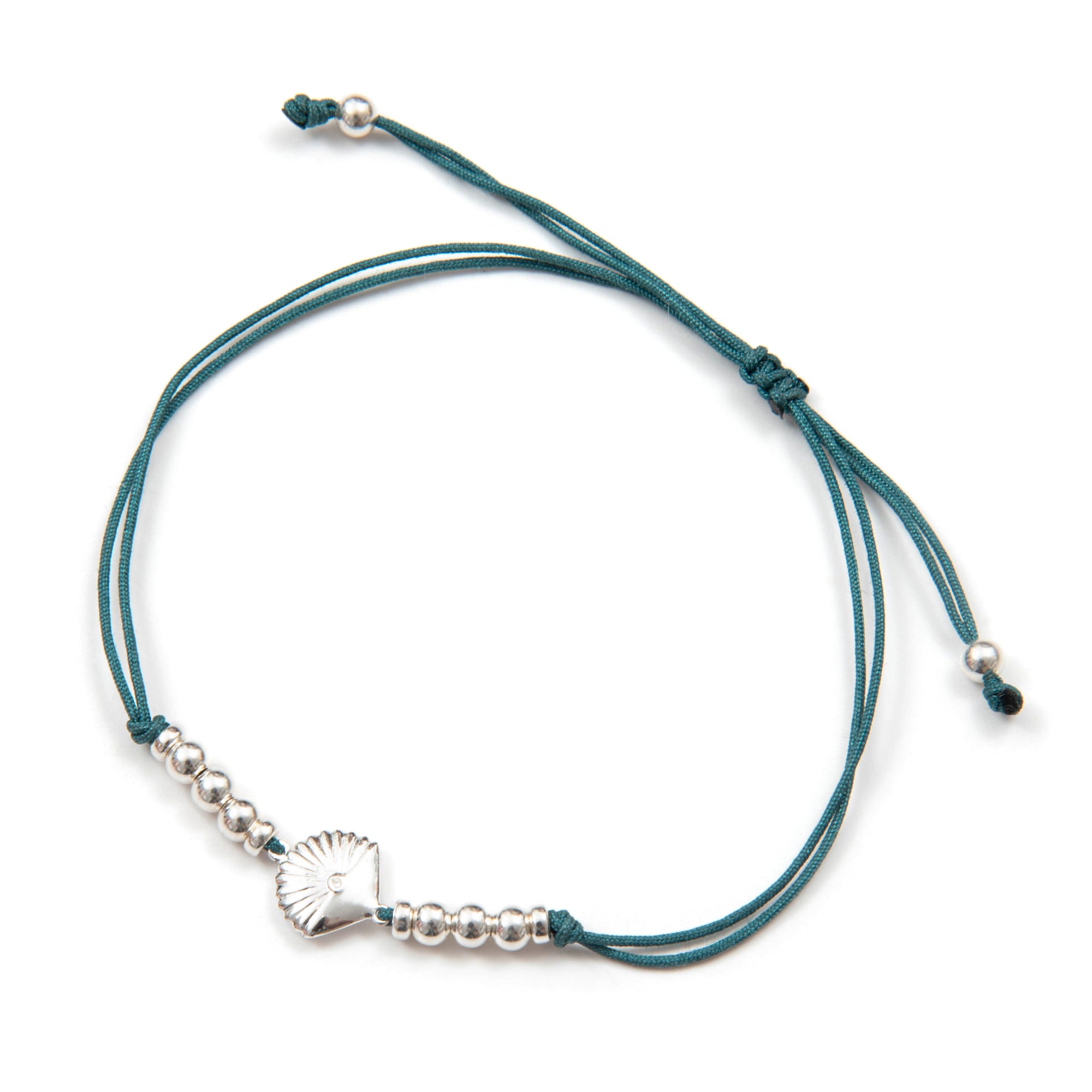 Be Grateful - Bracelet de cheville (œil oia/coquillage/étoile de mer)