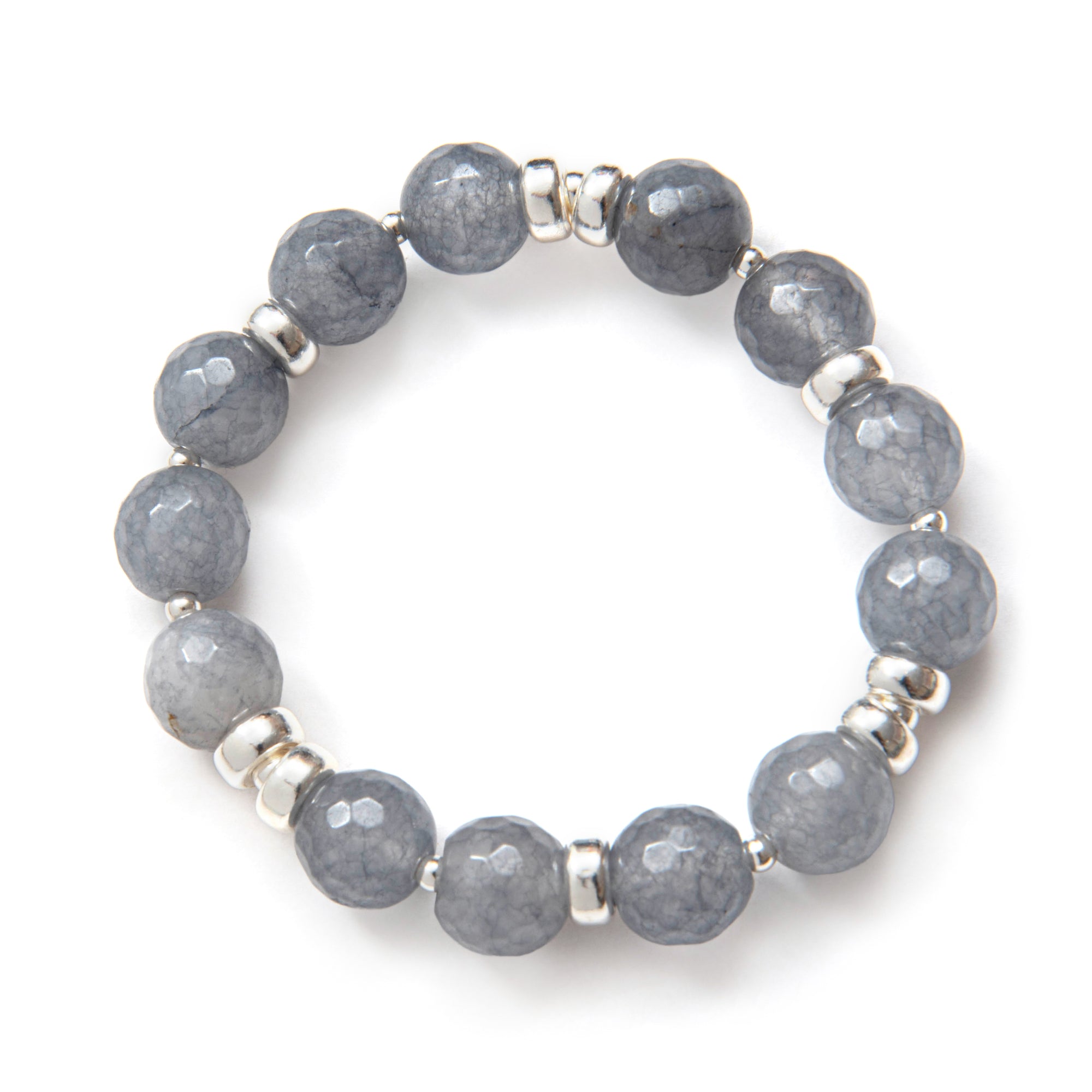 Bracelet Be Fearless - Happy In Grey