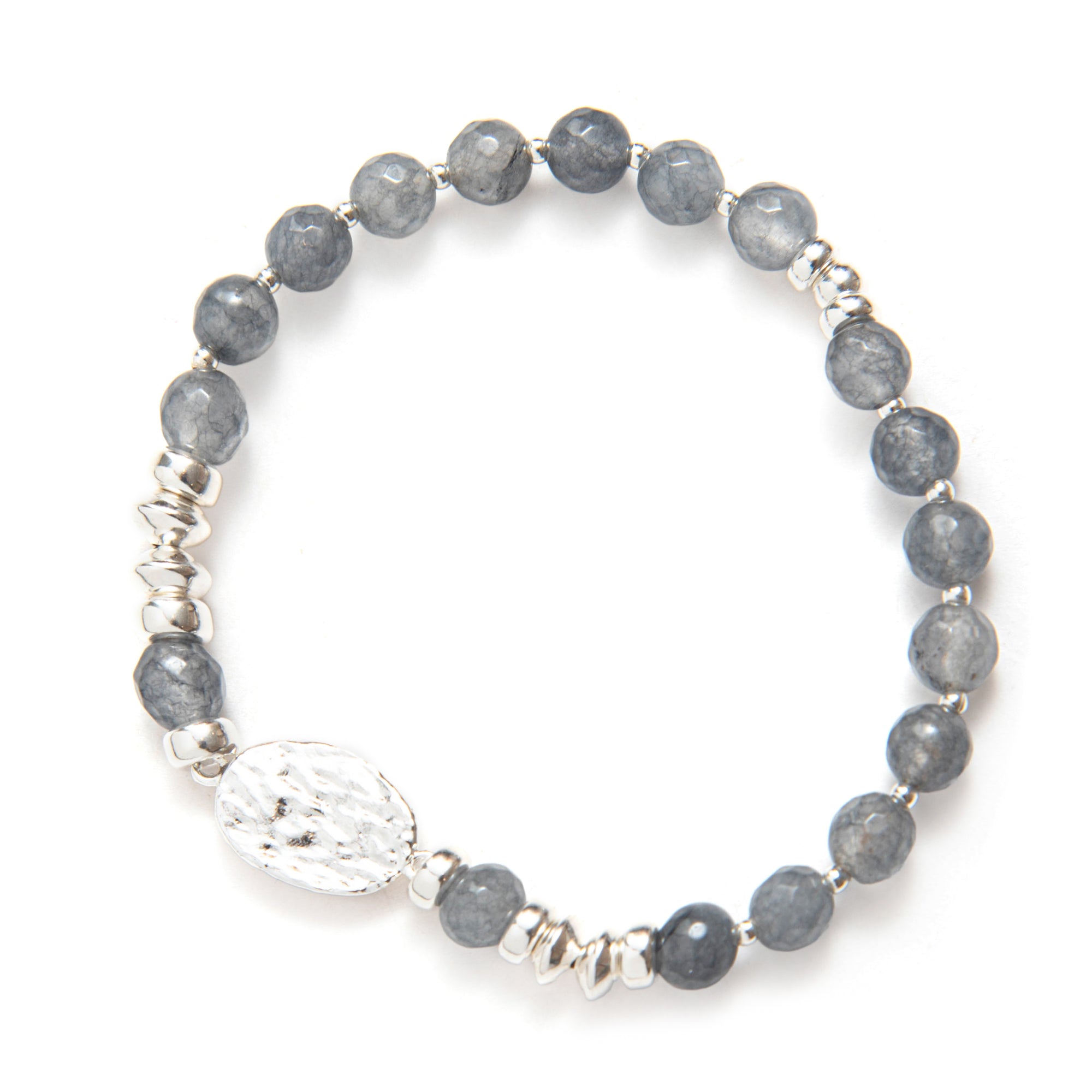 Bracelet Be Great - Happy In Grey
