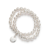 be luminous women's bracelet mother-of-pearl sterling silver 14kt gold vermeil handcrafted in canada