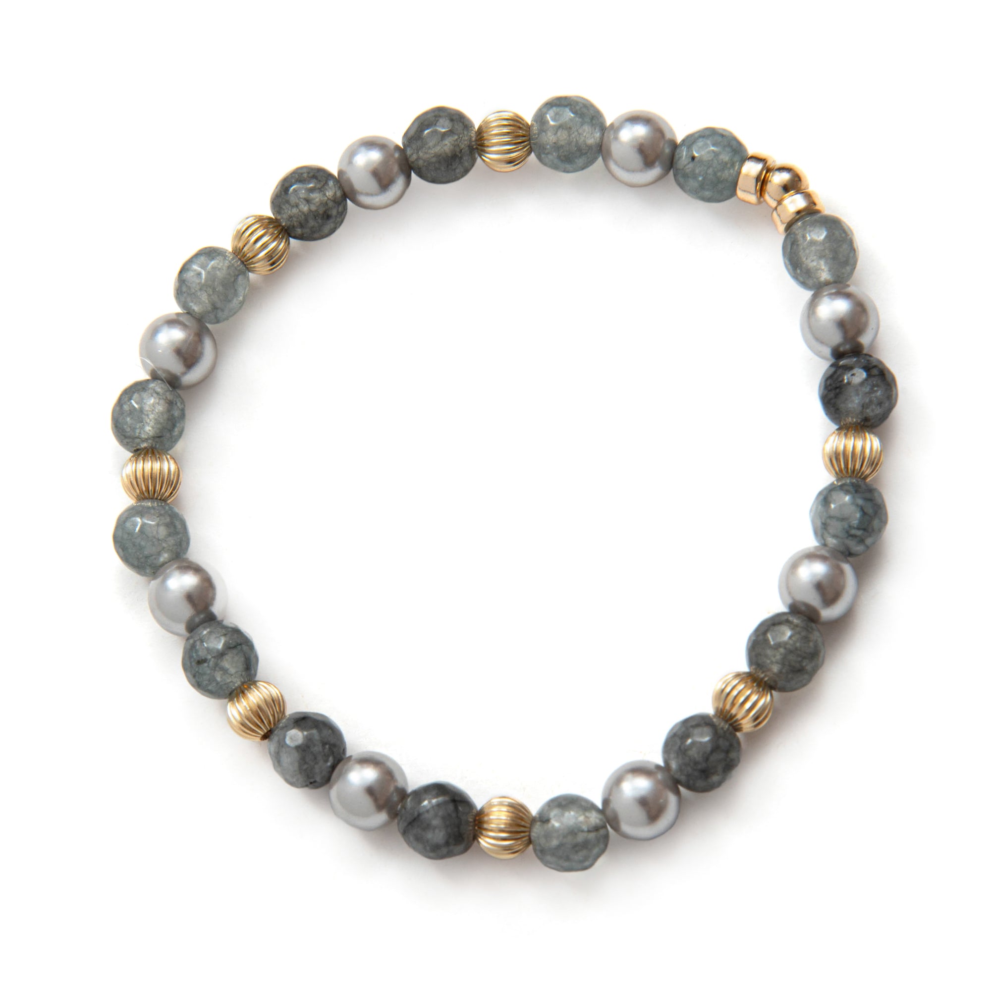 Be Alluring Bracelet - Happy in Grey