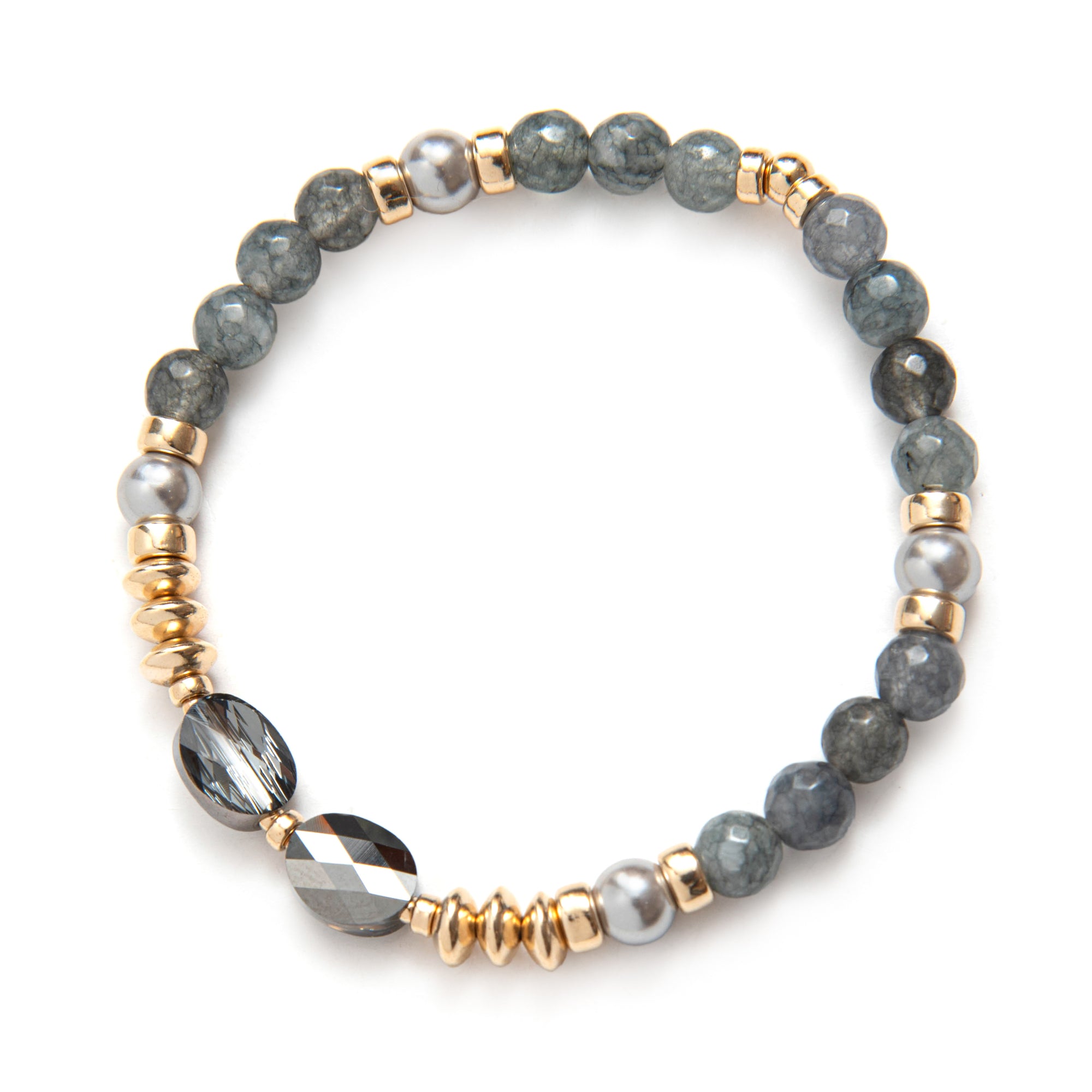 Be Chic Bracelet - Happy In Grey