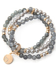 Be Fabulous Bracelet - Happy In Grey