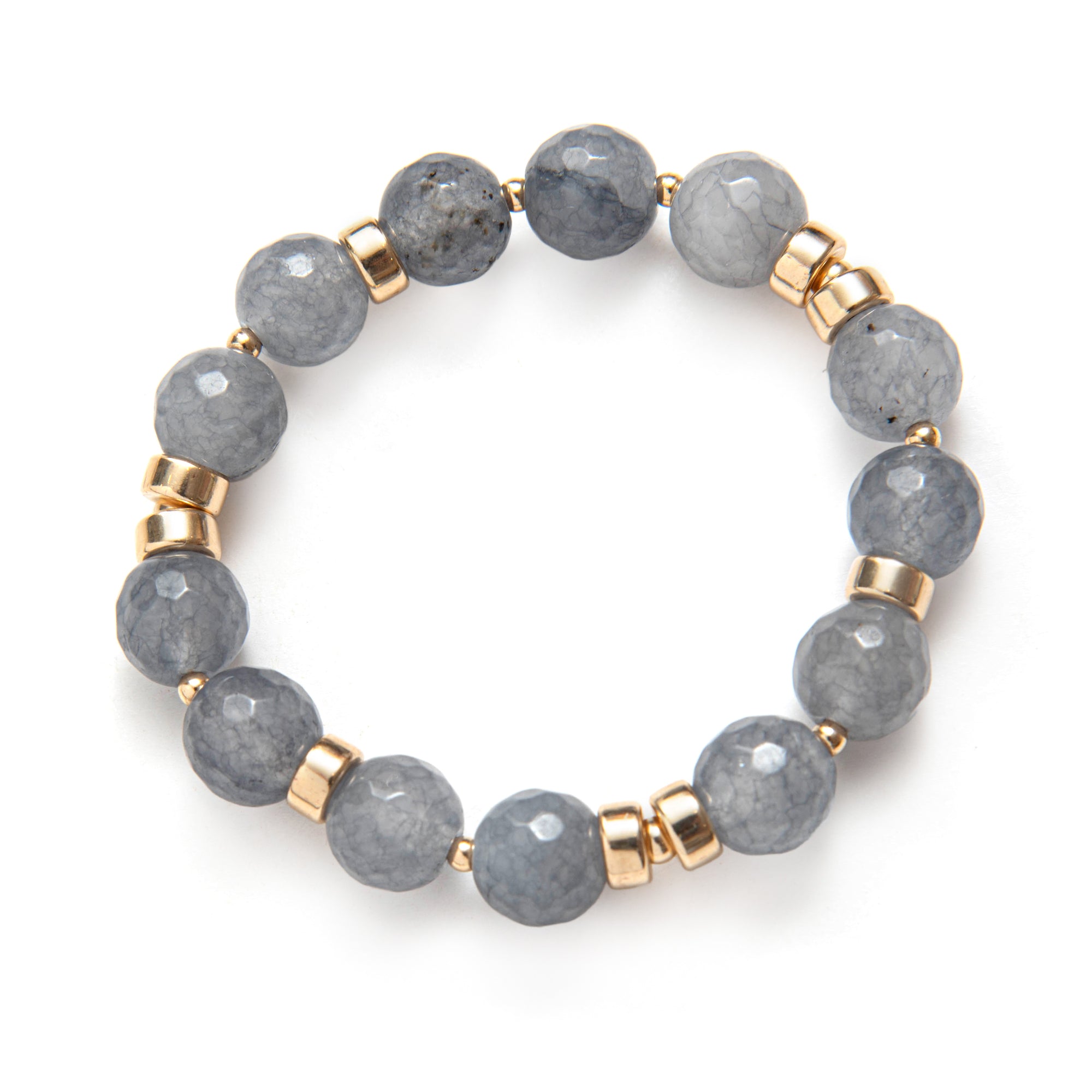 Bracelet Be Fearless - Happy In Grey