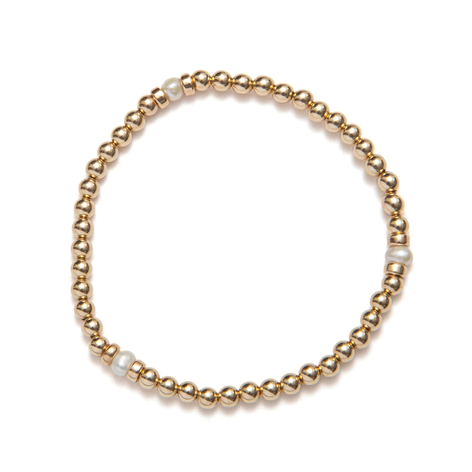 be fond women's bracelet sterling silver 14kt gold vermeil freshwater pearl handcrafted in canada
