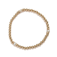 be fond women's bracelet sterling silver 14kt gold vermeil freshwater pearl handcrafted in canada