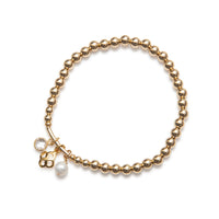 be stellar women's bracelet 14kt gold vermeil crystal handcrafted in canada