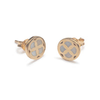 bo 1504 women's earrings sterling silver 14kt gold vermeil mother-of-pearl handcrafted in canada