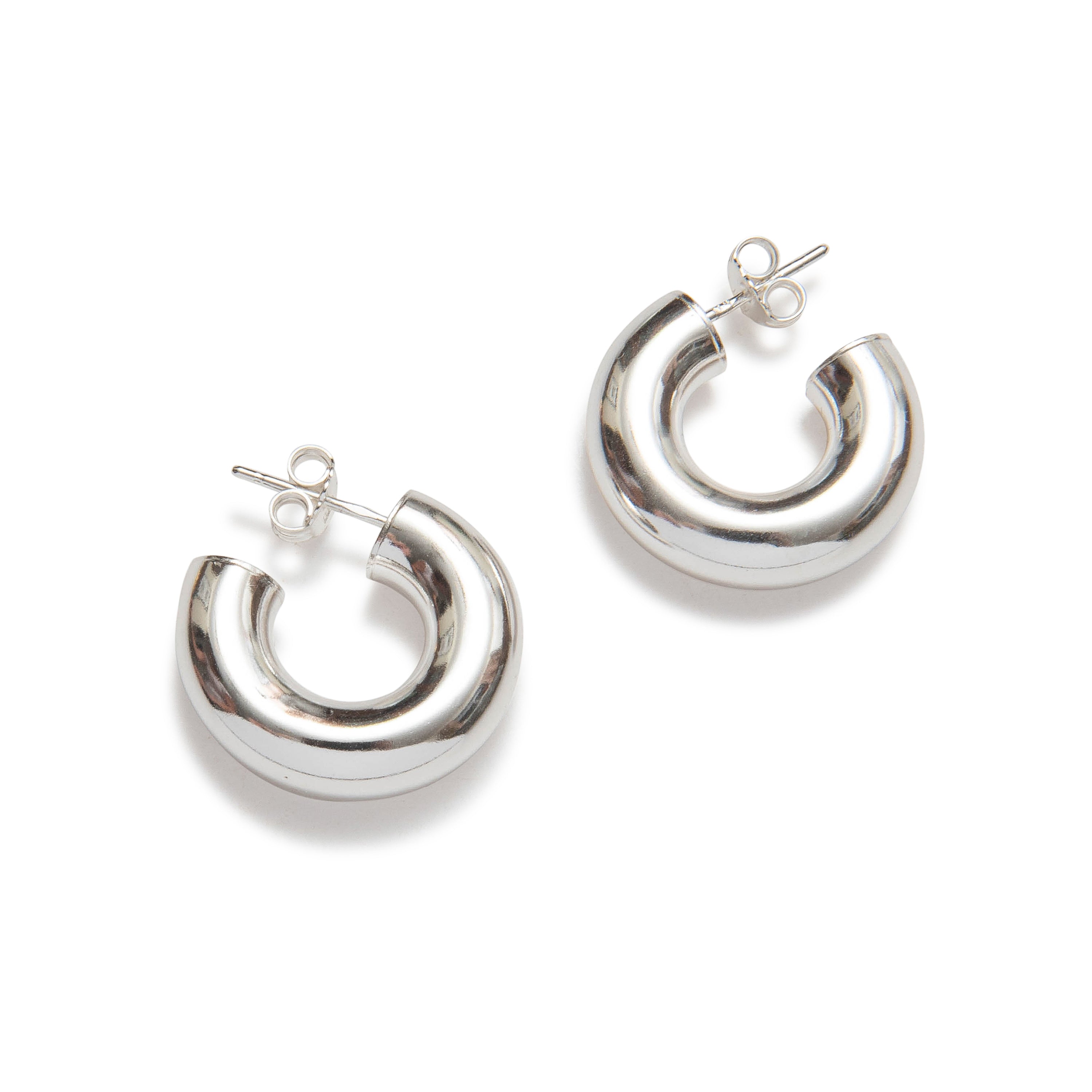 Earrings 1580 - Silky Haze - Women\'s Earrings in Sterling Silver and 14Kt  Gold Vermeil | Beblue Bijoux