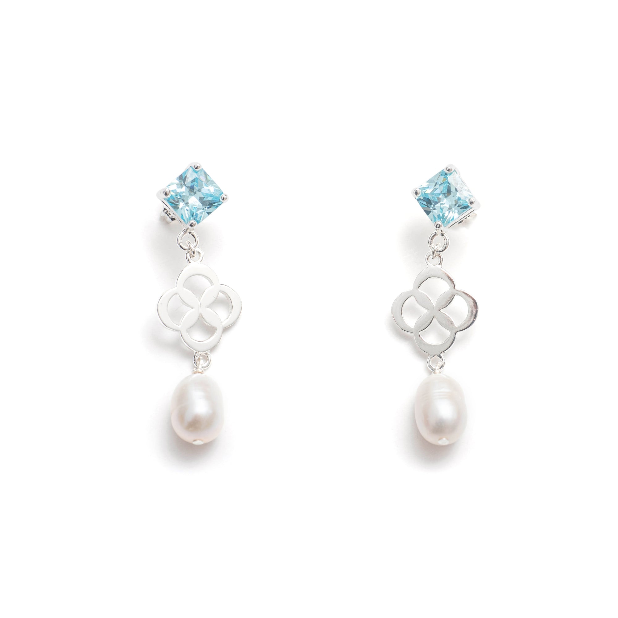 BO1604 Silver Earrings - Haute Joy Collection