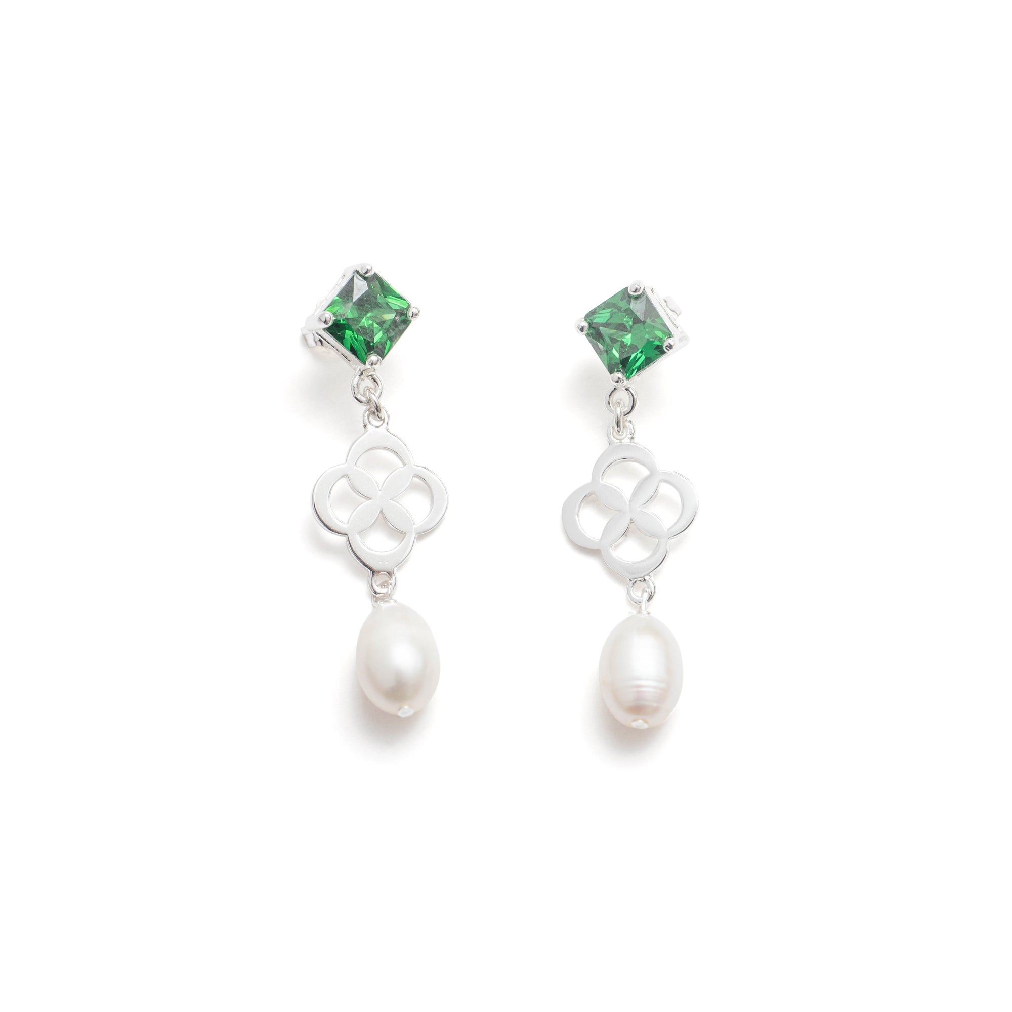 BO1604 Silver Earrings - Haute Joy Collection