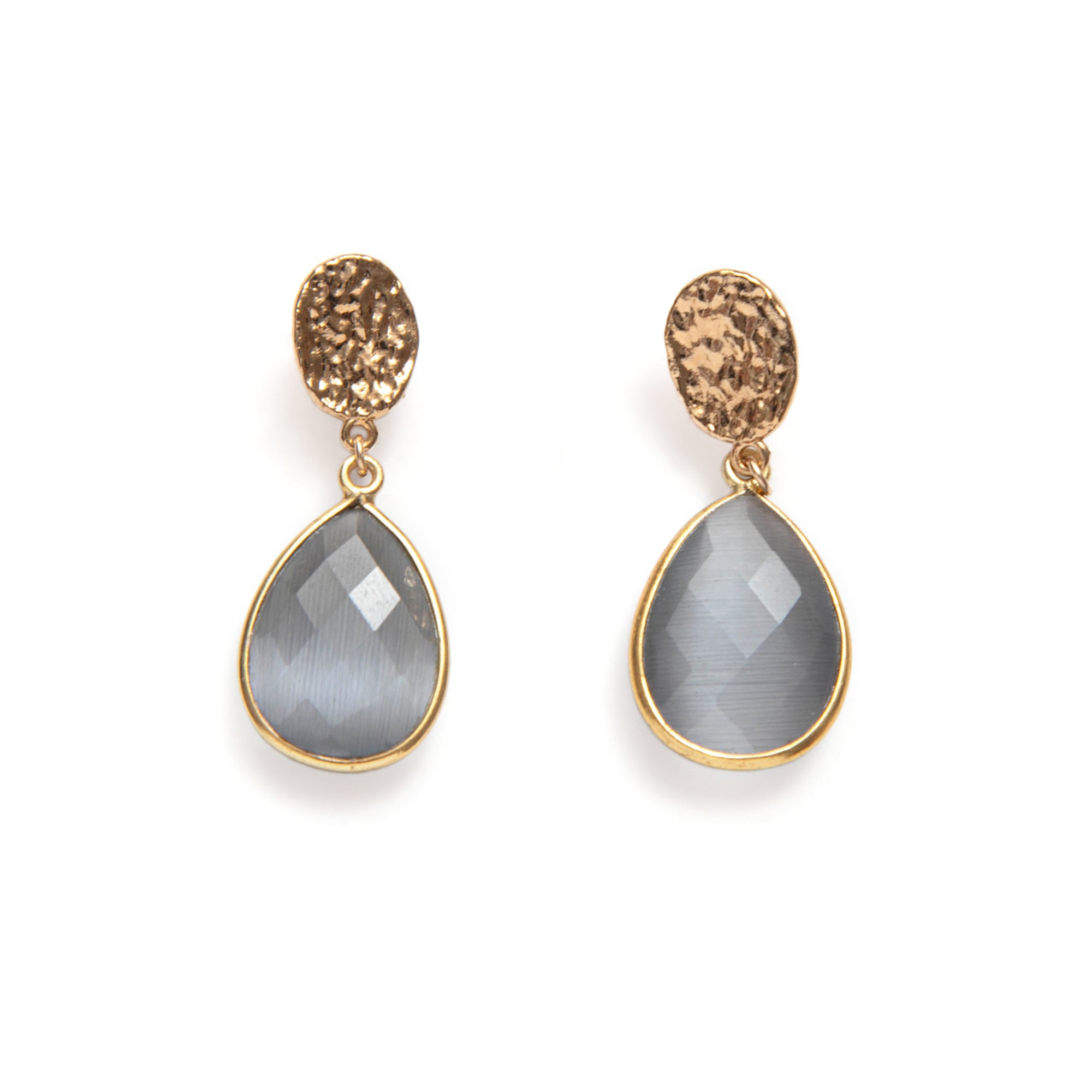 Earrings 1618 - Happy In Grey