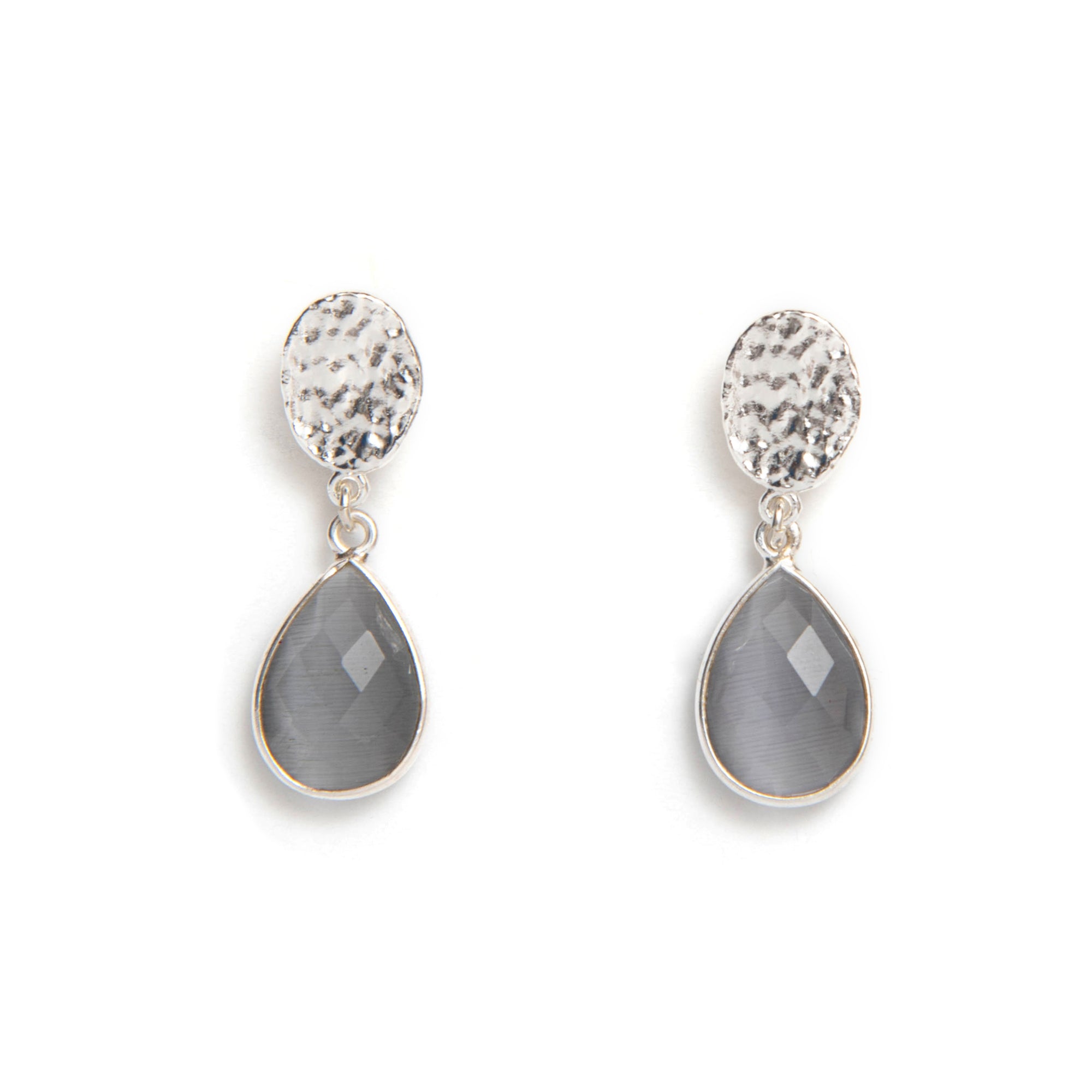 Earrings 1618 - Happy In Grey