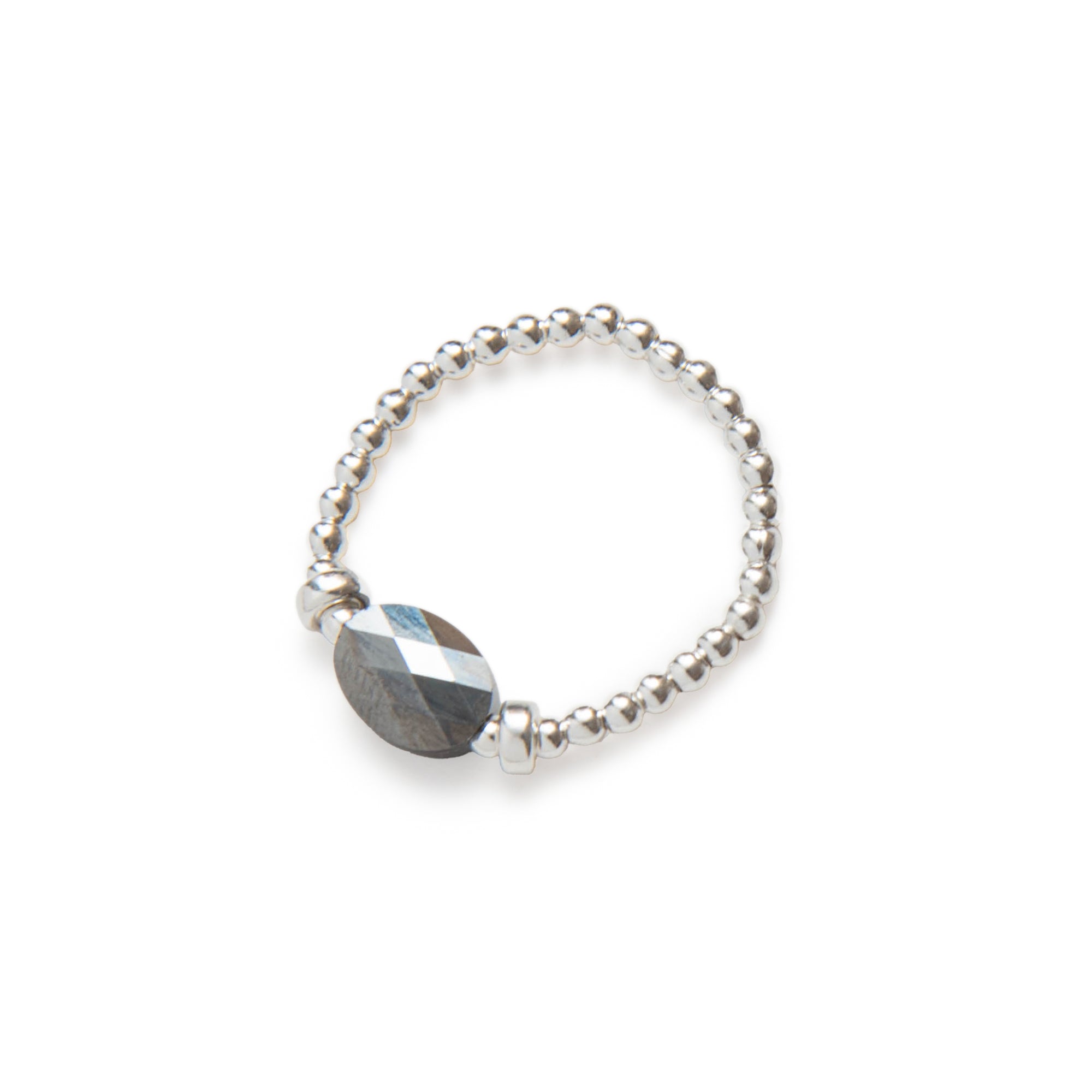 Be Captivating Ring - Happy In Grey
