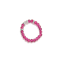 Be Joyful Silver Elastic Ring - Vibrant Diwali