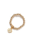 Women's charms elastic rings 14kt gold vermeil sterling silver handcrafted in canada