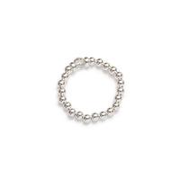 Women's elastic rings 14kt sterling silver crystals handcrafted in canada