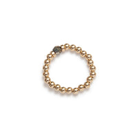Women's elastic rings 14kt gold vermeil sterling silver crystals handcrafted in canada