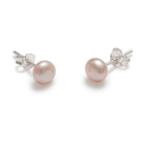 Women's Earrings White Freshwater Pearl handcrafted in canada