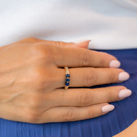 Bague Élastique Be Poised - Soulful Lapis